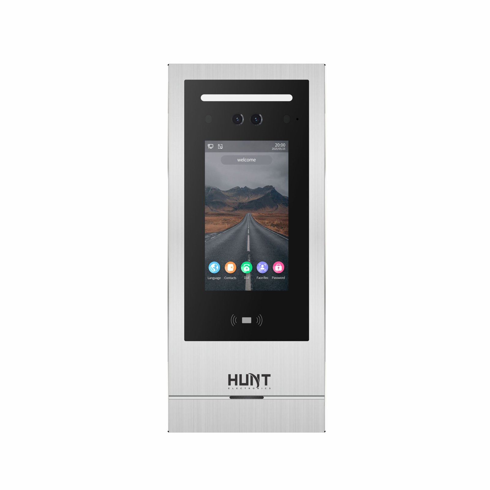 7 inch touch screen outdoor station for Hunttech video door phone system